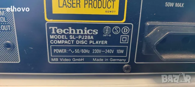 CD player Technics SL-PJ28A, снимка 4 - Ресийвъри, усилватели, смесителни пултове - 47256839