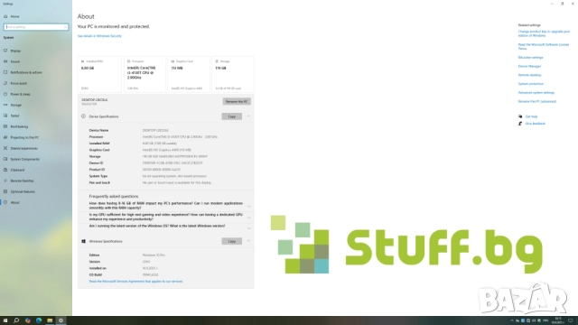 Lenovo ThinkCentre M93p i3, снимка 5 - Работни компютри - 51769142