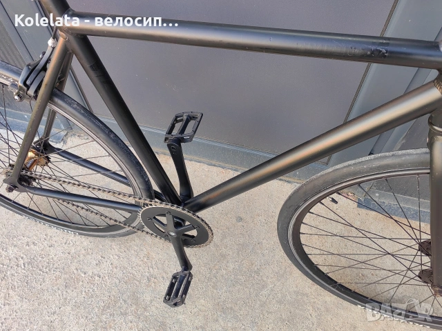 Fixie INC 700C алуминиев фикси сингъл спийд велосипед, снимка 4 - Велосипеди - 53035575