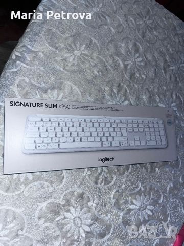 Безжична клавиатура Logitech Signature Slim K950, 2.4GHz&Bluetooh- нова, снимка 2 - Клавиатури и мишки - 46418613