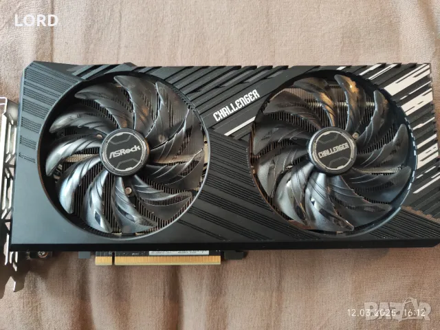 Видеокарта ASRock Radeon RX 7600 XT 16GB Challenger OC - Гаранция !, снимка 1 - Видеокарти - 49467686