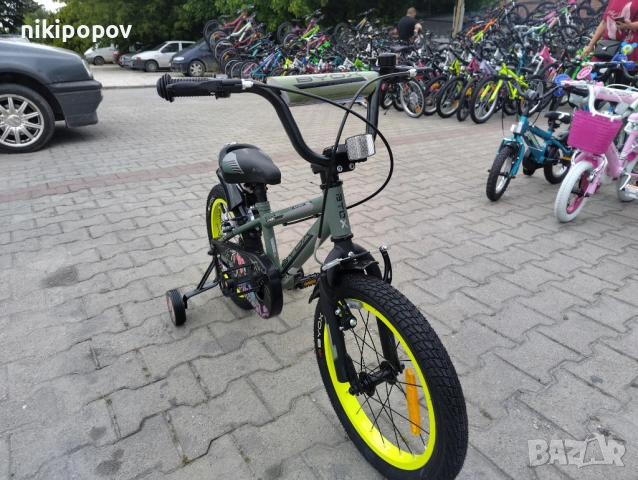 BYOX Велосипед 16" MONSTER зелен, снимка 4 - Велосипеди - 53558726