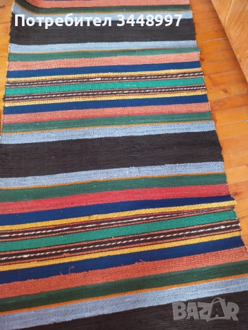 Продавам домашно тъкани черги 5 лв/м