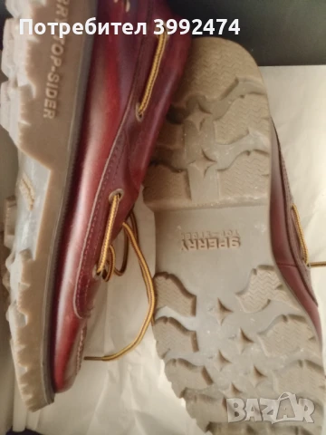 Мъжки кожени обувки, 41 , SPERRY , снимка 4 - Спортно елегантни обувки - 51351257