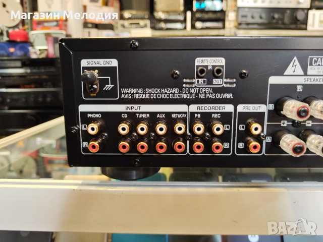 Усилвател DENON PMA-720AE Две по 85 вата на 4 ома. В отлично техническо и визуално състояние., снимка 9 - Ресийвъри, усилватели, смесителни пултове - 51792948