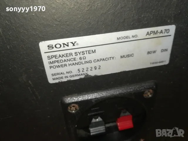 SONY APM-A70 MADE IN GERMANY-ВНОС SWISS G2408242134, снимка 18 - Тонколони - 47013093