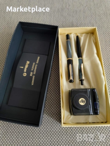 Комплект писалка и химикалка PELIKAN – с лого НОВ