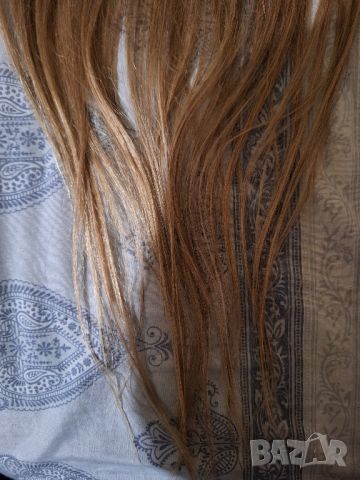 100%Естествена Индийска коса натурална 50гр 64см, снимка 3 - Аксесоари за коса - 43610546