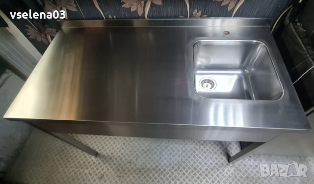 Мивка алпака за професионална кухня-нова!