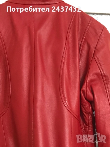 Дамско яке-естествена кожа, снимка 3 - Якета - 51895115