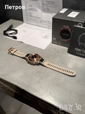 КАТО ЧИСТО НОВ Garmin Fenix 7S Solar + гаранция, снимка 8 - Смарт гривни - 52488397