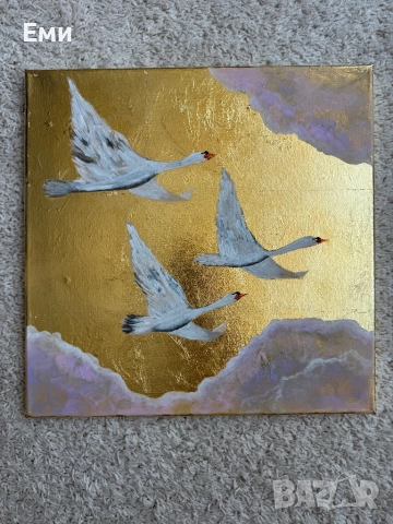 Картина на платно 40х40, снимка 4 - Картини - 51491676