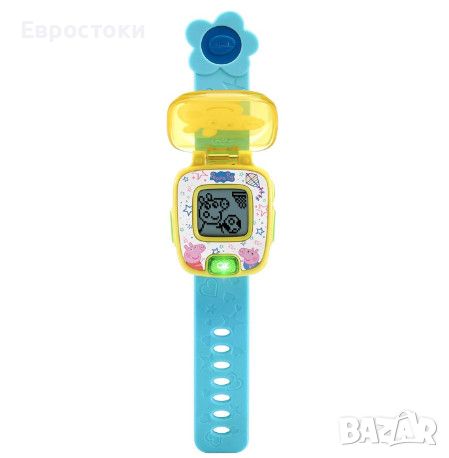 Детски часовник VTech Peppa Pig, интерактивна играчка образователен часовник Пепа Пиг, снимка 4 - Образователни игри - 45604783