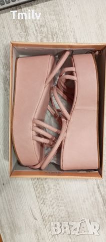Дамски розови сандали , снимка 3 - Сандали - 45810630