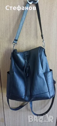 Дамска кожена раница -чанта, снимка 8 - Раници - 50185844