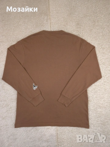 Мъжка кафява тениска с дълъг ръкав Jordan Flight с лого - размер M, снимка 8 - Тениски - 53595604