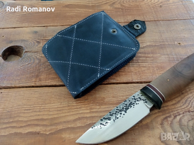 Ръчно изработен мъжки кожен портфейл , снимка 4 - Портфейли, портмонета - 52450856