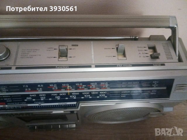 Касетофон Sharp GF-5454Z, снимка 3 - Радиокасетофони, транзистори - 53200385