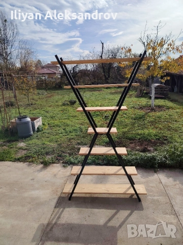 Х-образна етажерка, снимка 6 - Етажерки - 53685599