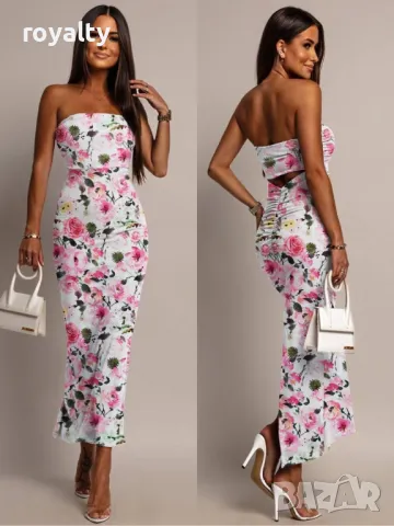 Стилна дамска рокля Различни цветове , снимка 6 - Рокли - 50414220