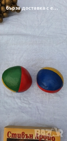 жонгльорски топки средно меки ест. кожа , снимка 2 - Фитнес уреди - 51684230