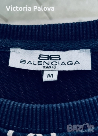 BALENCIAGA HOODIE - луксова реплика унисекс, снимка 3 - Суичъри - 51759281