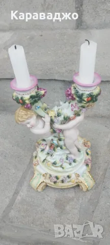 Порцеланов Свещник, снимка 5 - Декорация за дома - 49956683