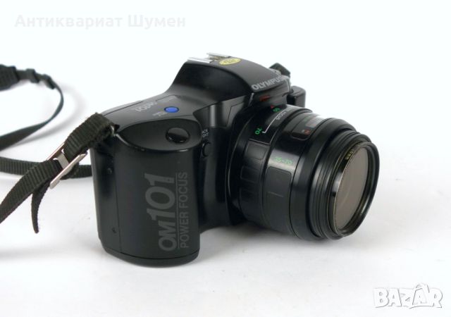 Фотоапарат Olympus OM101 Power Focus 35мм + Аксесоари, снимка 5 - Фотоапарати - 46361794