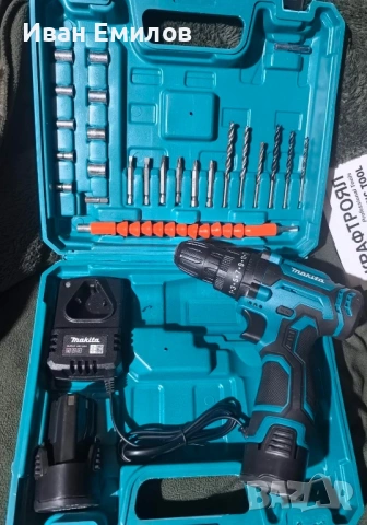 Винтоверт Makita 24 v 6.0 A две батерии, снимка 6 - Винтоверти - 53342782