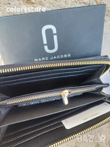Черно портмоне Marc Jacobs кодSG55u, снимка 2 - Портфейли, портмонета - 52046905