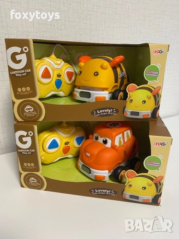 Радиоуправляема анимационна кола в оранжево, снимка 5 - Коли, камиони, мотори, писти - 53047111