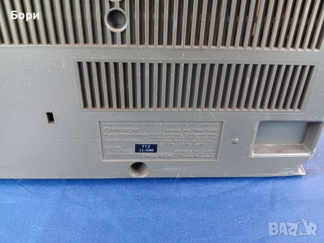 HITACHI TRK-7720E Радиокасетофон, снимка 9 - Радиокасетофони, транзистори - 45371439