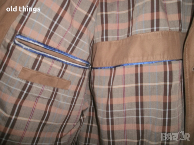 Мъжко кожено яке,естествена кожа,велур, снимка 3 - Якета - 51759911