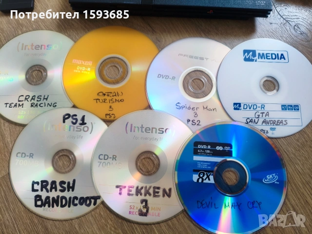 Playstation 2 с МОД ЧИП - пълен комплект , снимка 2 - PlayStation конзоли - 54083429