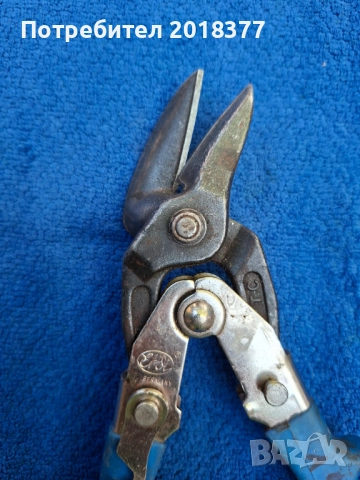 D.B.G.M/UNIOR 591/ERDI- GERMANY/ножици за ламарина , снимка 6 - Други инструменти - 51710713