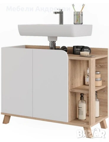 Шкаф за подмивка Vicco 80cm 9000, снимка 6 - Шкафове - 53767692