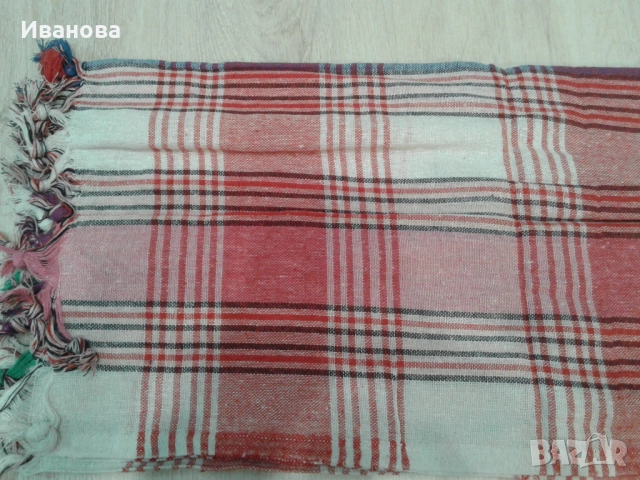 Чисто нова шарена покривка с ресни., снимка 2 - Покривки за маси - 51641799