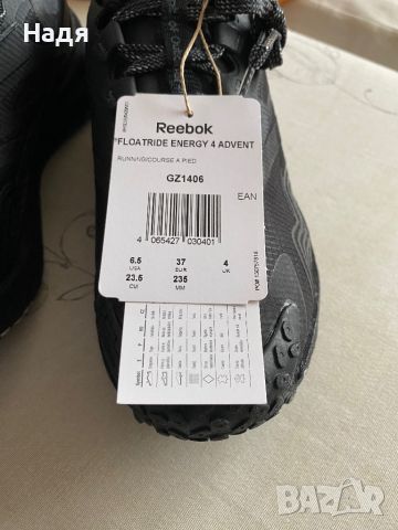 Reebok -маратонки,черни,USA-61/2,EUR-37,23,5 см(235)мм, снимка 6 - Маратонки - 45844871