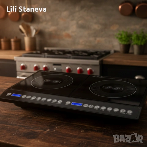 Двоен индукционен котлон Home Star HS-IND2002. , снимка 8 - Котлони - 53058220