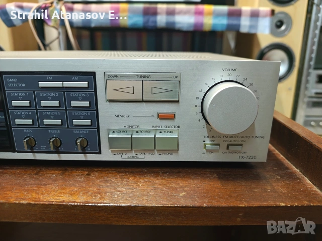 Onkyo TX-7220 FM/AM Стерео Ресивър, снимка 6 - Ресийвъри, усилватели, смесителни пултове - 53450071