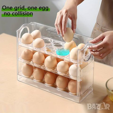 Автоматична кутия за съхранение на яйца, снимка 3 - Други стоки за дома - 46104440