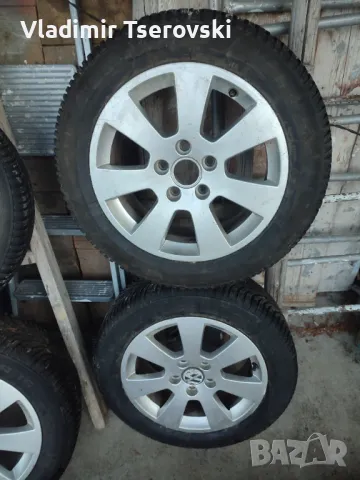 Четири зимни гуми 2021г с джанти 16 ц. Audi A3 