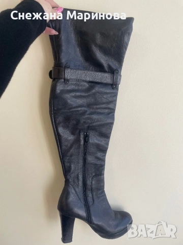 Ботуши -чизми естествена кожа.  , снимка 2 - Дамски ботуши - 23953238