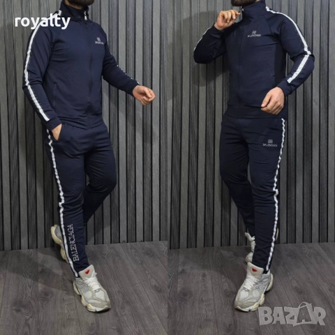 Balenciaga НА ЕДРО Спортен Мъжки Екип 5 бр., снимка 3 - Спортни дрехи, екипи - 52971528