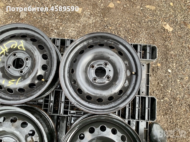 4бр.Оригинални джанти 15цола 4x100 за Dacia Dokker,Lodgy,Sandero,Renault,Nissan Micra, снимка 6 - Гуми и джанти - 51808835