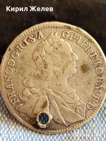 Сребърна монета 15 кройцера 1747г. Франц първи Австрия 52885, снимка 8 - Нумизматика и бонистика - 53084320