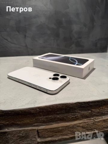 КАТО ЧИСТО НОВ Iphone 16 Pro White Titanium, 90% батерия, снимка 2 - Apple iPhone - 54159661