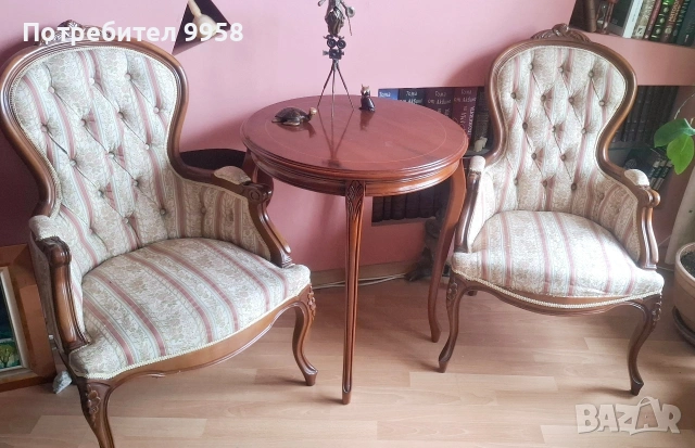 Старинен автентичен сет за хол