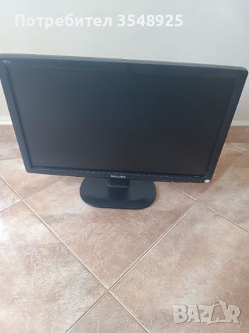 Монитор PHILIPS 191V2 19" WIDE MONITOR LCD SCREEN CASE POS DVR VGA COMPUTER PC, снимка 1 - Монитори - 46101427