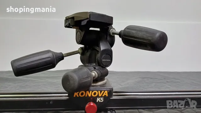 Слайдер Konova K5 и глава Manfrotto 804RC2, снимка 2 - Чанти, стативи, аксесоари - 49732498